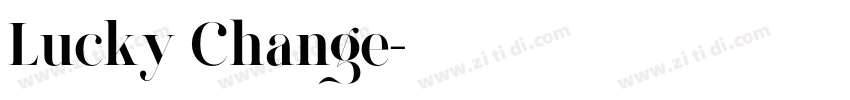 Lucky Change字体转换